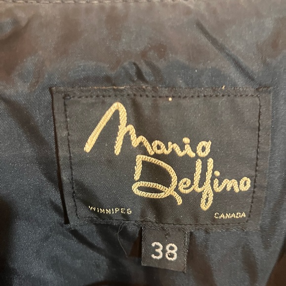 Vintage Manio Delfino Western Leather Vest - Picture 4 of 6
